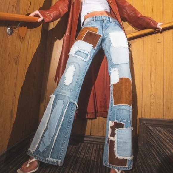 REVICE Denim - Rare revice cowgirl patch jeans